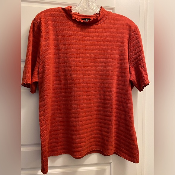 a.n.a Tops - a.n.a. textured mock neck top, size XXL